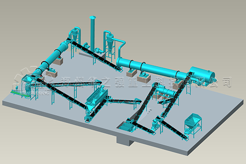 遼寧新型有機肥造粒機設備生產線